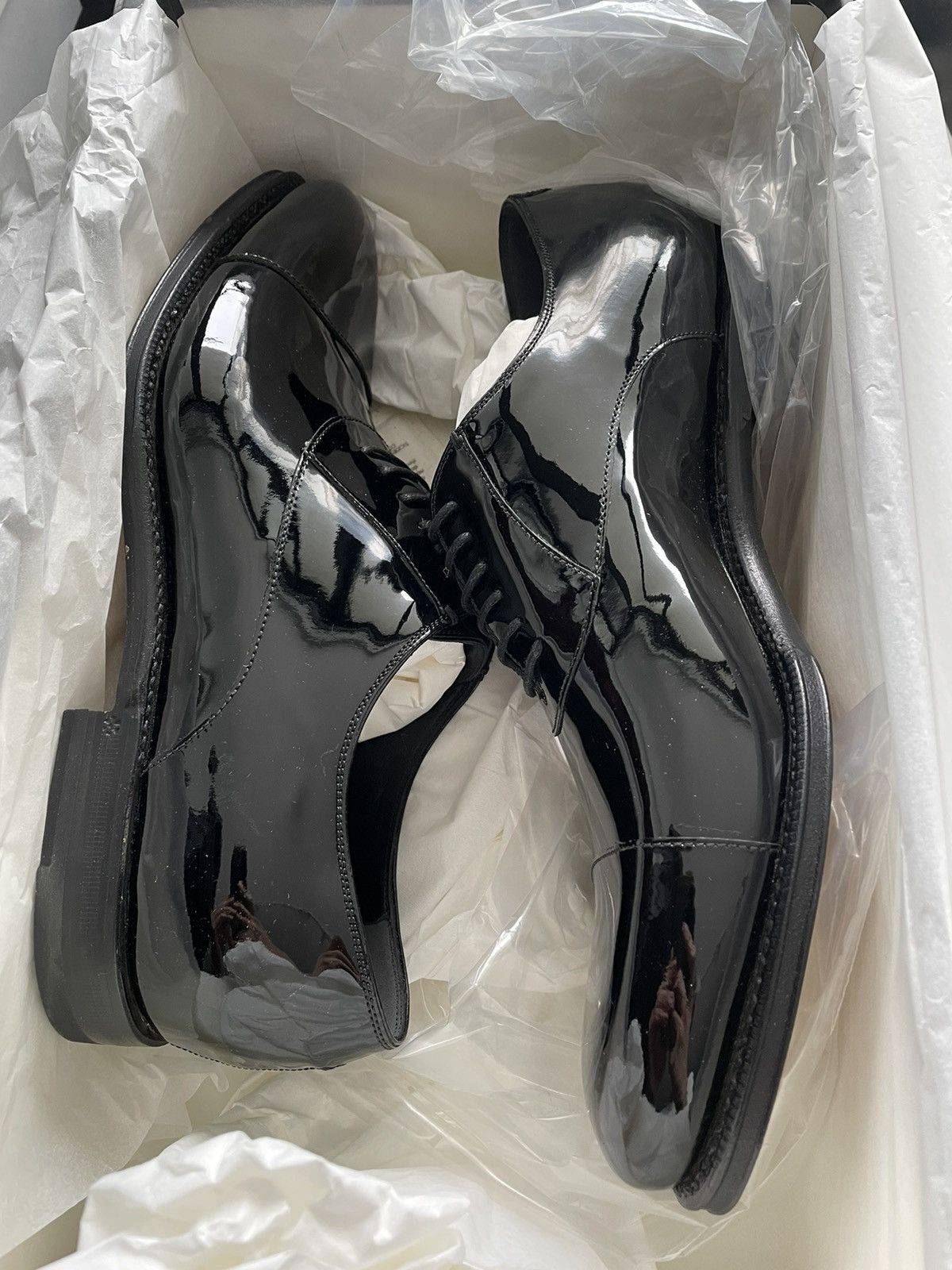 Gucci Iconic Super Runway Gucci Leather Lace up Shoes Size US 8.5 / EU 41-42 - 14 Thumbnail
