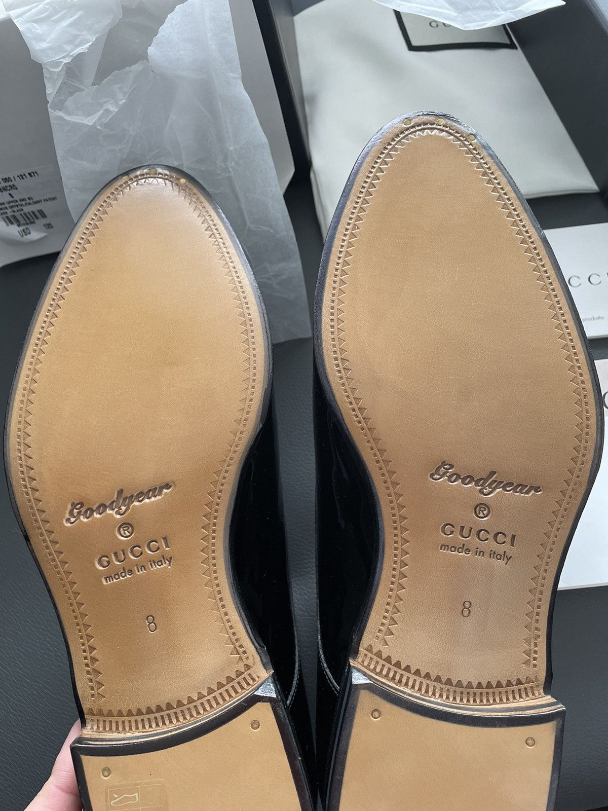 Gucci Iconic Super Runway Gucci Leather Lace up Shoes Size US 8.5 / EU 41-42 - 15 Thumbnail