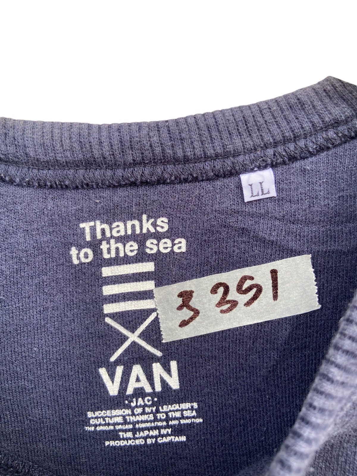Japanese Brand Captain Van Jac Sweatshirt Size US XL / EU 56 / 4 - 3 Thumbnail