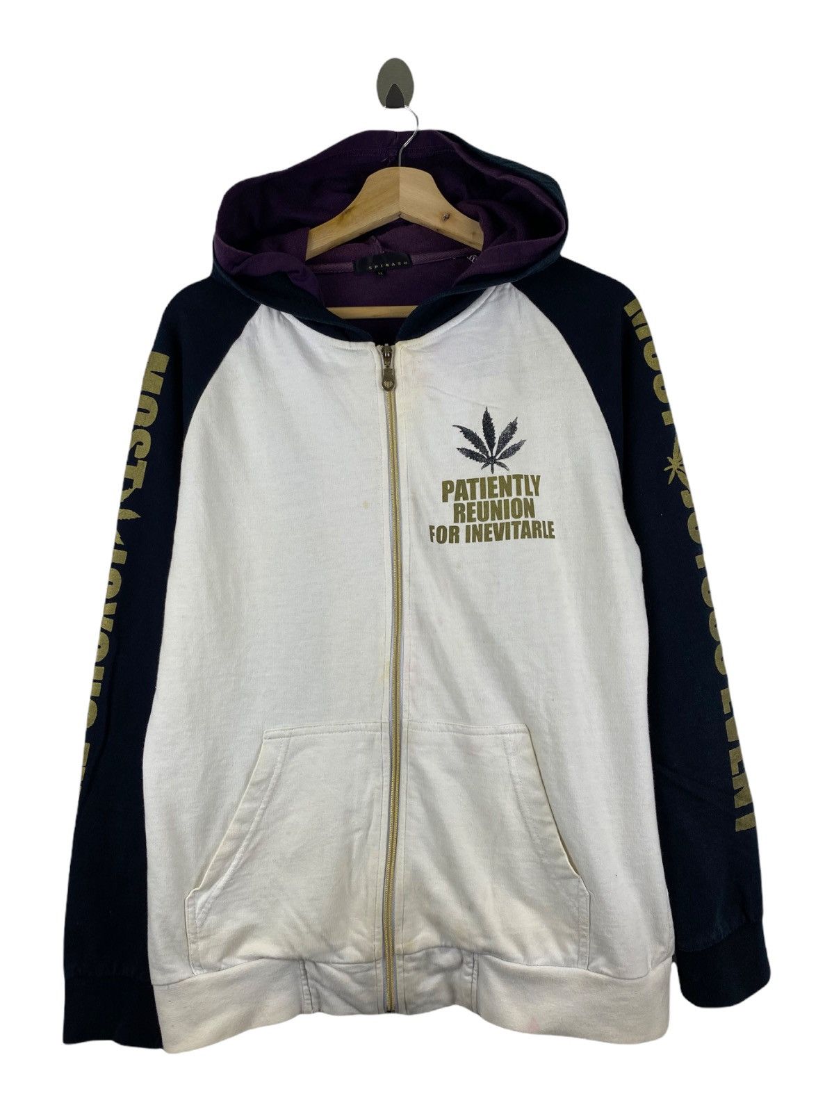 Japanese Brand SPINASH BRAND ZIP UP HOODIE Size US L / EU 52-54 / 3 - 2 Thumbnail