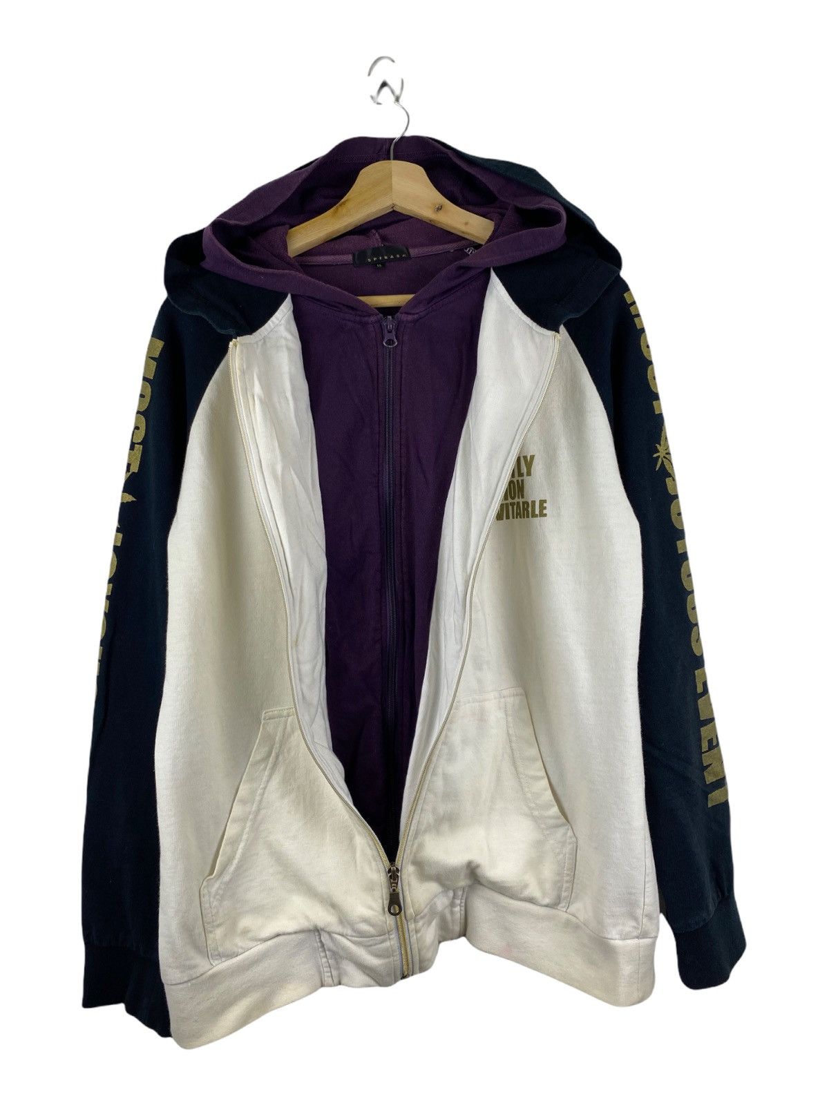 Japanese Brand SPINASH BRAND ZIP UP HOODIE Size US L / EU 52-54 / 3 - 6 Thumbnail