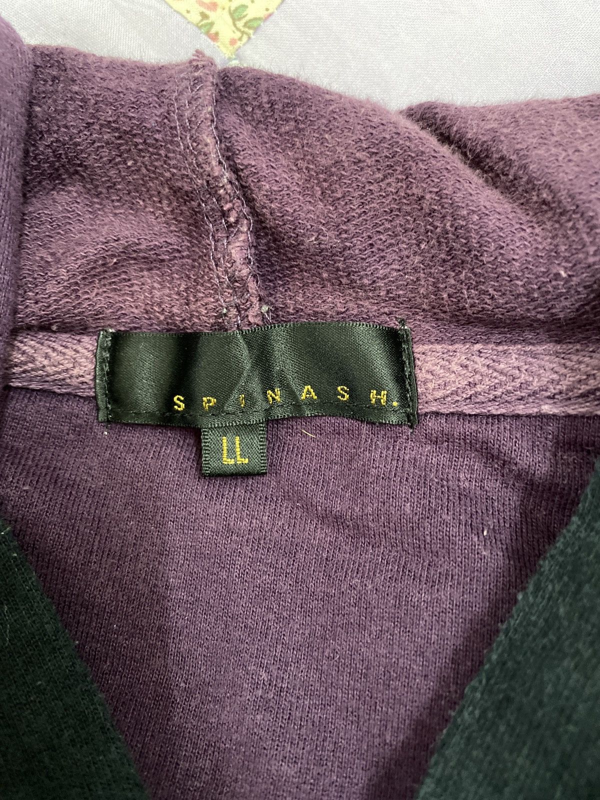 Japanese Brand SPINASH BRAND ZIP UP HOODIE Size US L / EU 52-54 / 3 - 8 Thumbnail