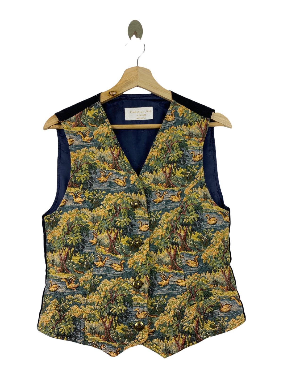 Vintage Vintage Gabelins Art classic vest nice design Size US M / EU 48-50 / 2 - 1 Thumbnail