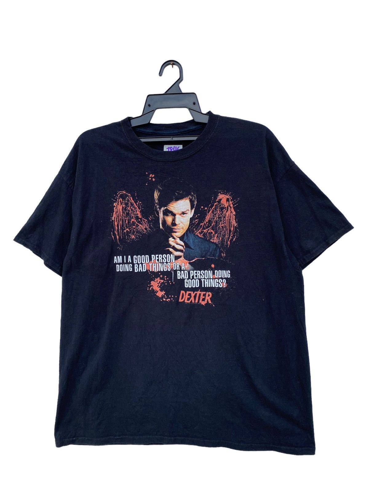 image of Dexter Series Movies in Black, Men's (Size Large)