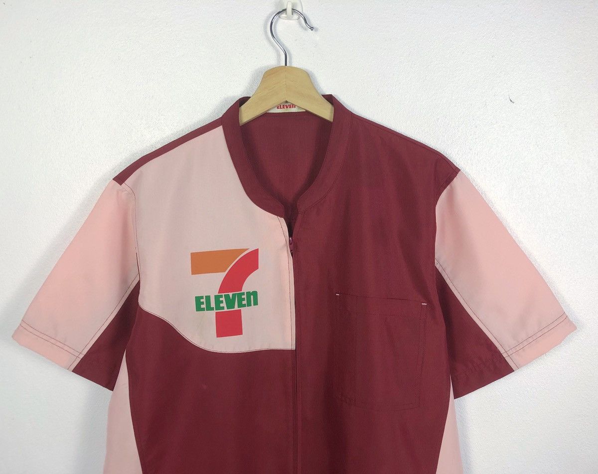 Uniform Wares Rare Vintage 7 Eleven Zipper Tops Uniform Size US L / EU 52-54 / 3 - 2 Thumbnail