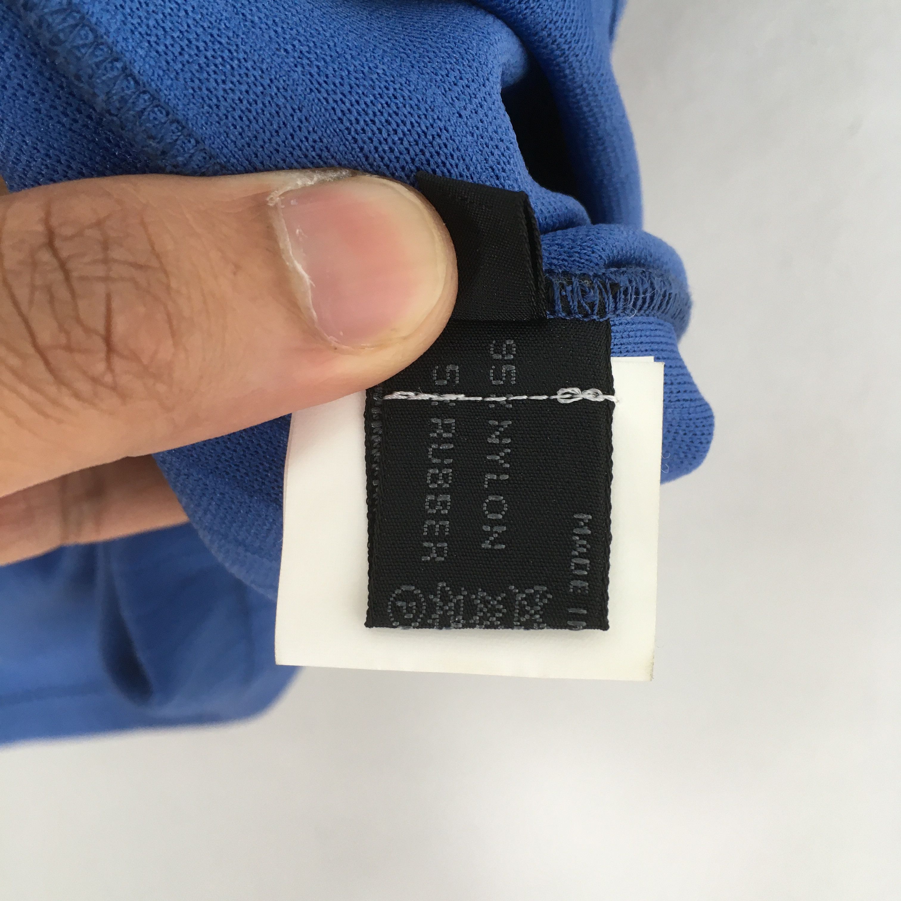 Prada Archival Prada Plain Blue Nylon Stretch T shirt Large Size US L / EU 52-54 / 3 - 6 Thumbnail