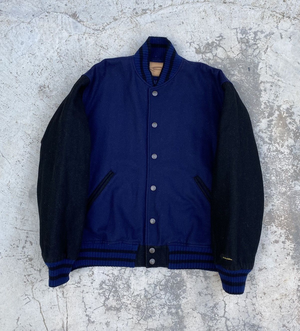 Japanese Brand NTT Communication Varsity Jacket Size US L / EU 52-54 / 3 - 1 Thumbnail