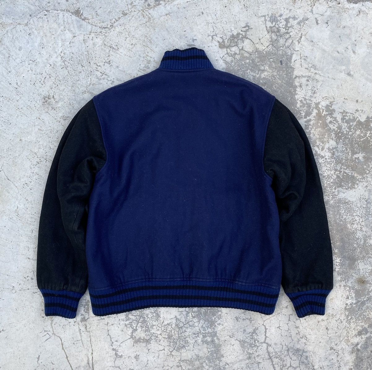 Japanese Brand NTT Communication Varsity Jacket Size US L / EU 52-54 / 3 - 2 Thumbnail