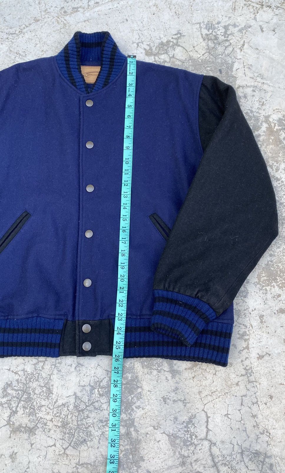 Japanese Brand NTT Communication Varsity Jacket Size US L / EU 52-54 / 3 - 13 Thumbnail