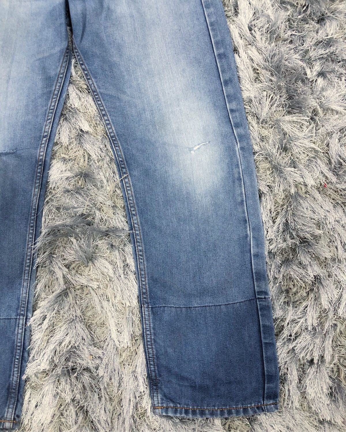 Issey Miyake Rare Ne-net Issey Miyake Patchwork Indigo Dye Denim Jeans Size US 30 / EU 46 - 6 Thumbnail