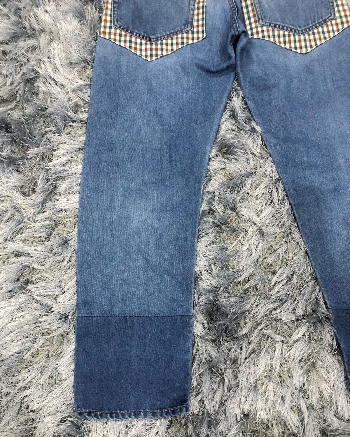 Issey Miyake Rare Ne-net Issey Miyake Patchwork Indigo Dye Denim Jeans Size US 30 / EU 46 - 9 Thumbnail