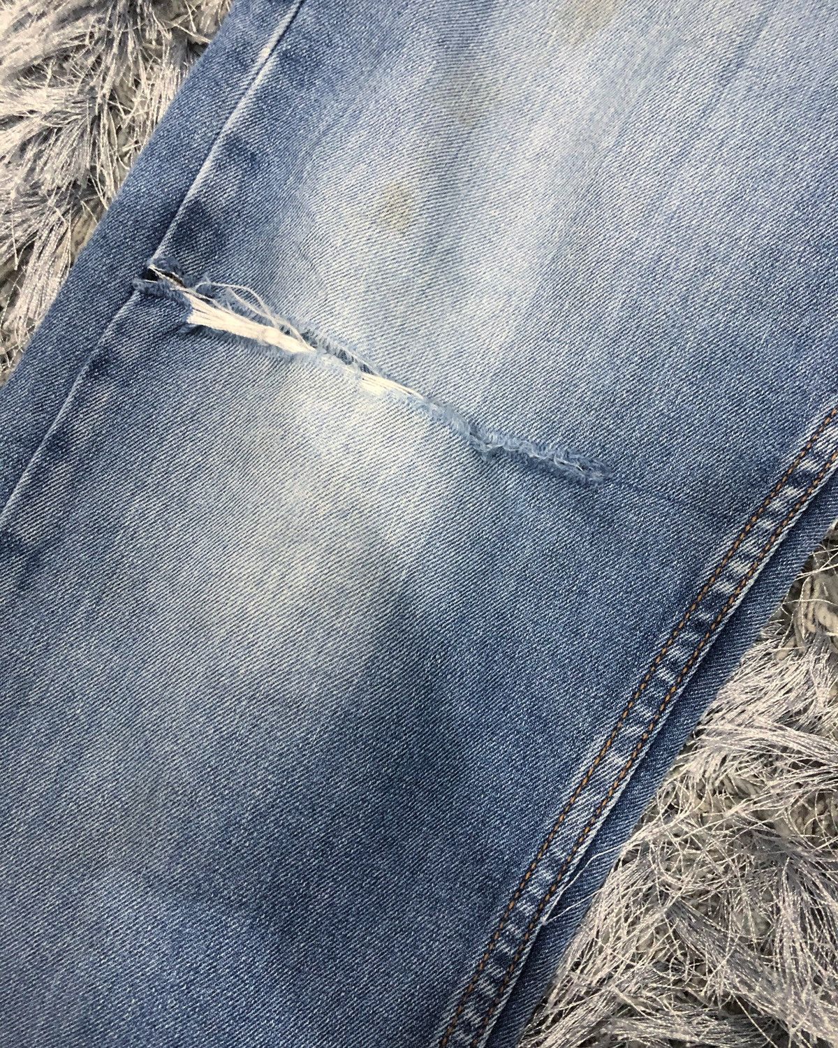 Issey Miyake Rare Ne-net Issey Miyake Patchwork Indigo Dye Denim Jeans Size US 30 / EU 46 - 17 Thumbnail