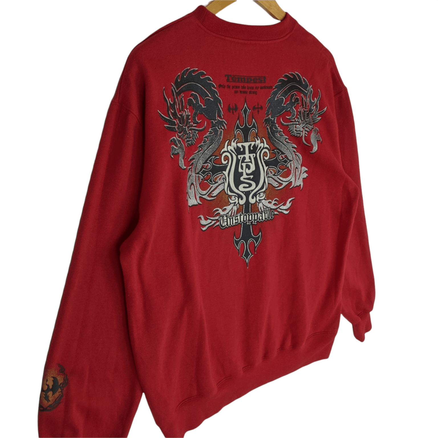 Japanese Brand TEMPEST Punk Gothic Harajuku Jumper Sweatshirt Size US M / EU 48-50 / 2 - 3 Thumbnail