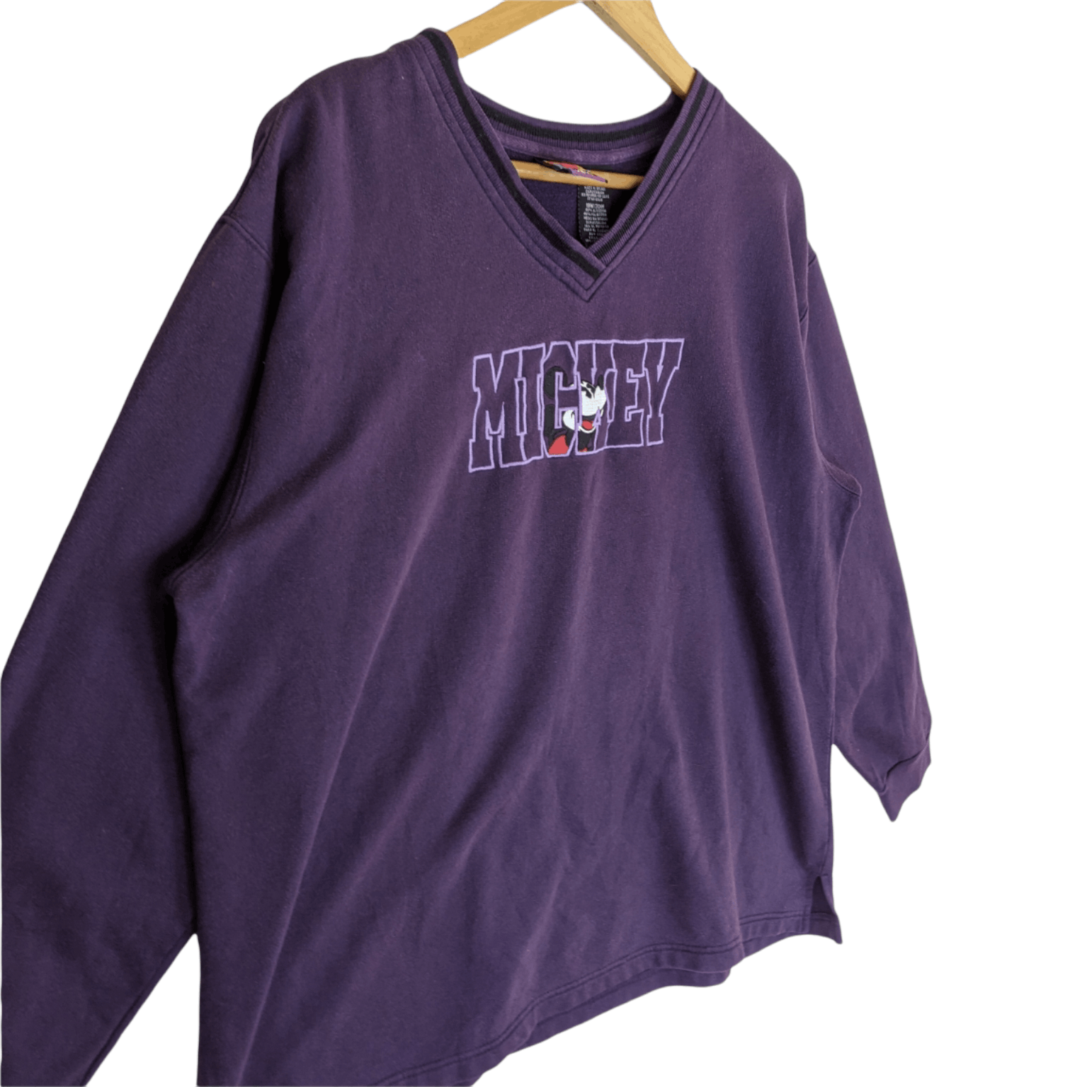 Disney × Mickey Mouse × Vintage Vintage 90's MICKEY MOUSE Jumper Sweatshirt Size XXL / US 16-18 / IT 52-54 - 3 Thumbnail