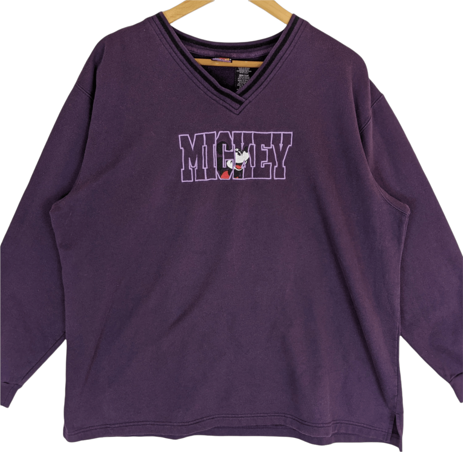 Disney × Mickey Mouse × Vintage Vintage 90's MICKEY MOUSE Jumper Sweatshirt Size XXL / US 16-18 / IT 52-54 - 2 Thumbnail