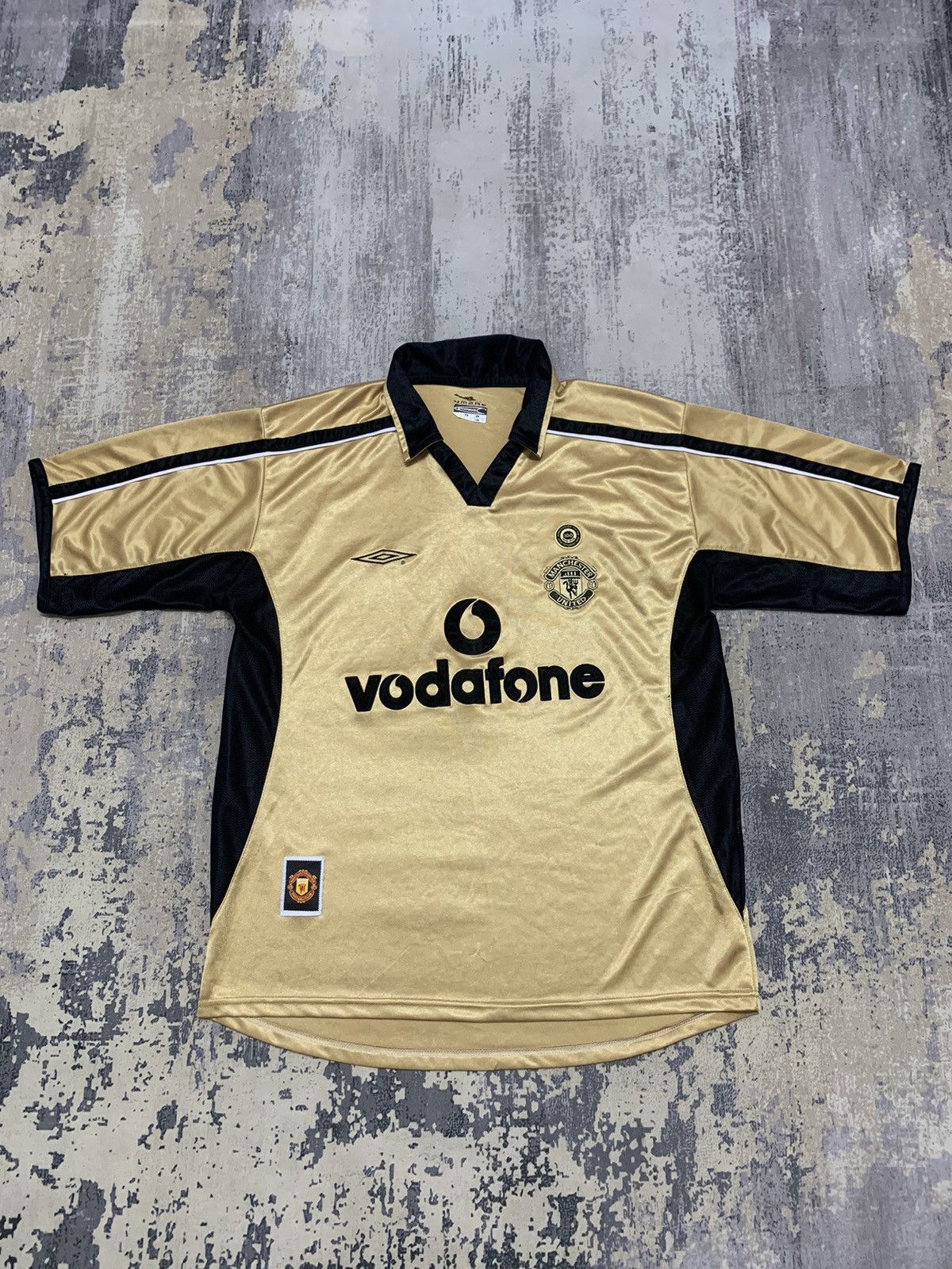 Vintage Manchester United 2001-02 CENTENARY Jersey Size US XL / EU 56 / 4 - 1 Thumbnail
