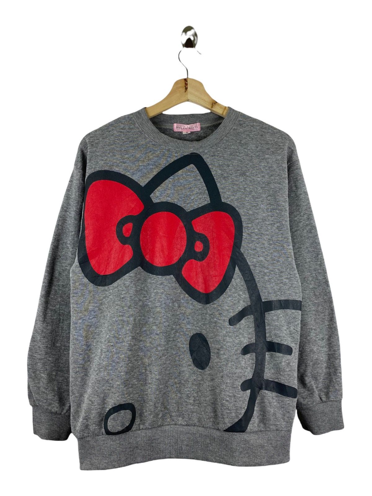 Anime × Cartoon Network × Vintage Vintage Hello Kitty Logo sweatshirt Size US S / EU 44-46 / 1 - 1 Thumbnail