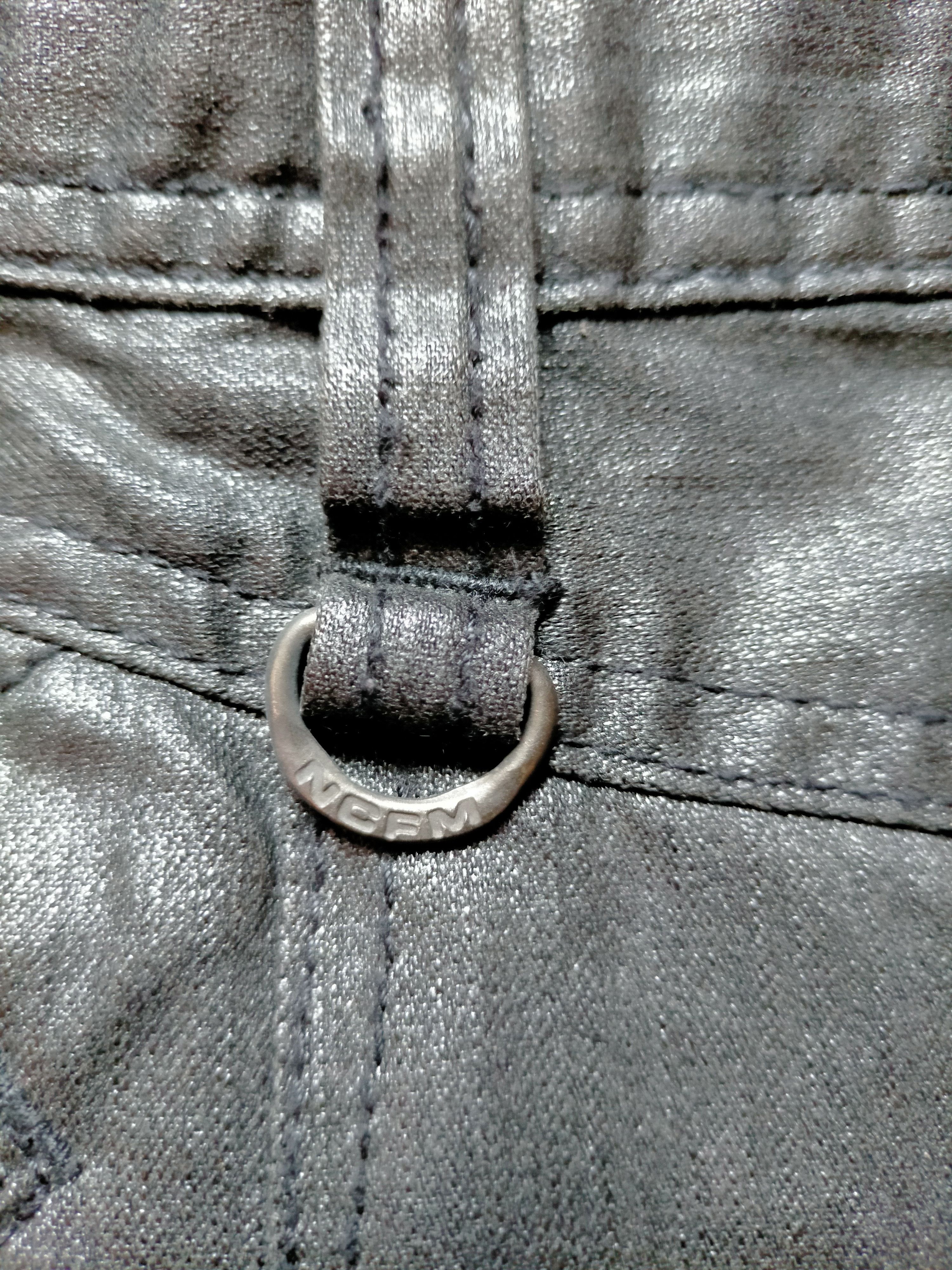 Hysteric Glamour Nicole Club For Men Cargo Black Waxed Jeans Size US 31 - 19 Thumbnail