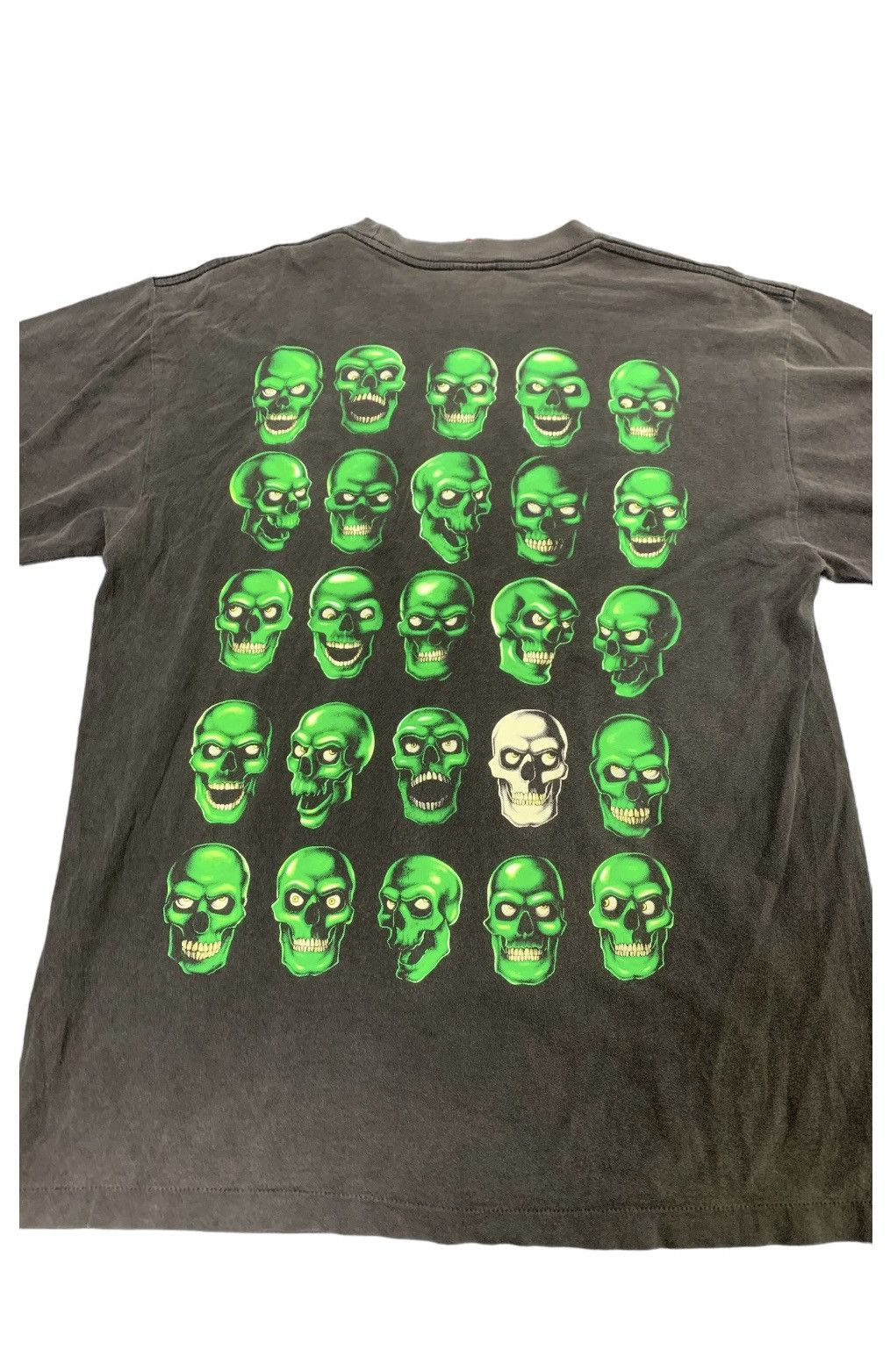 Band Tees × Designer × Japanese Brand Vintage Skull Pile Bootleg Faded Tee Size US XL / EU 56 / 4 - 3 Thumbnail