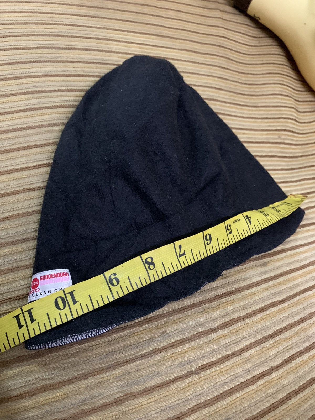GOODENOUGH Vintage Japanese GoodEnough Beanie Black Hat Size ONE SIZE - 6 Thumbnail