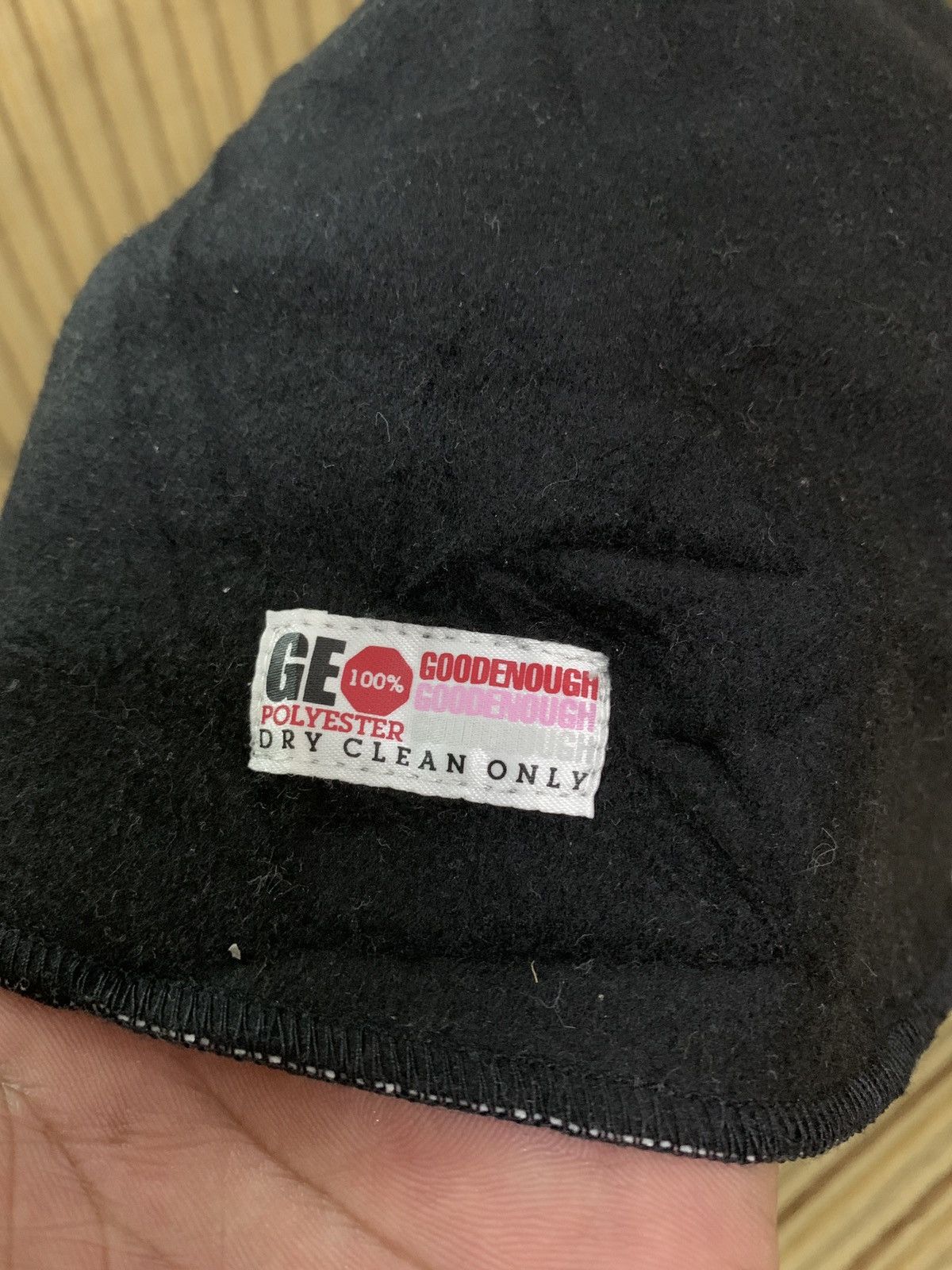 GOODENOUGH Vintage Japanese GoodEnough Beanie Black Hat Size ONE SIZE - 8 Thumbnail
