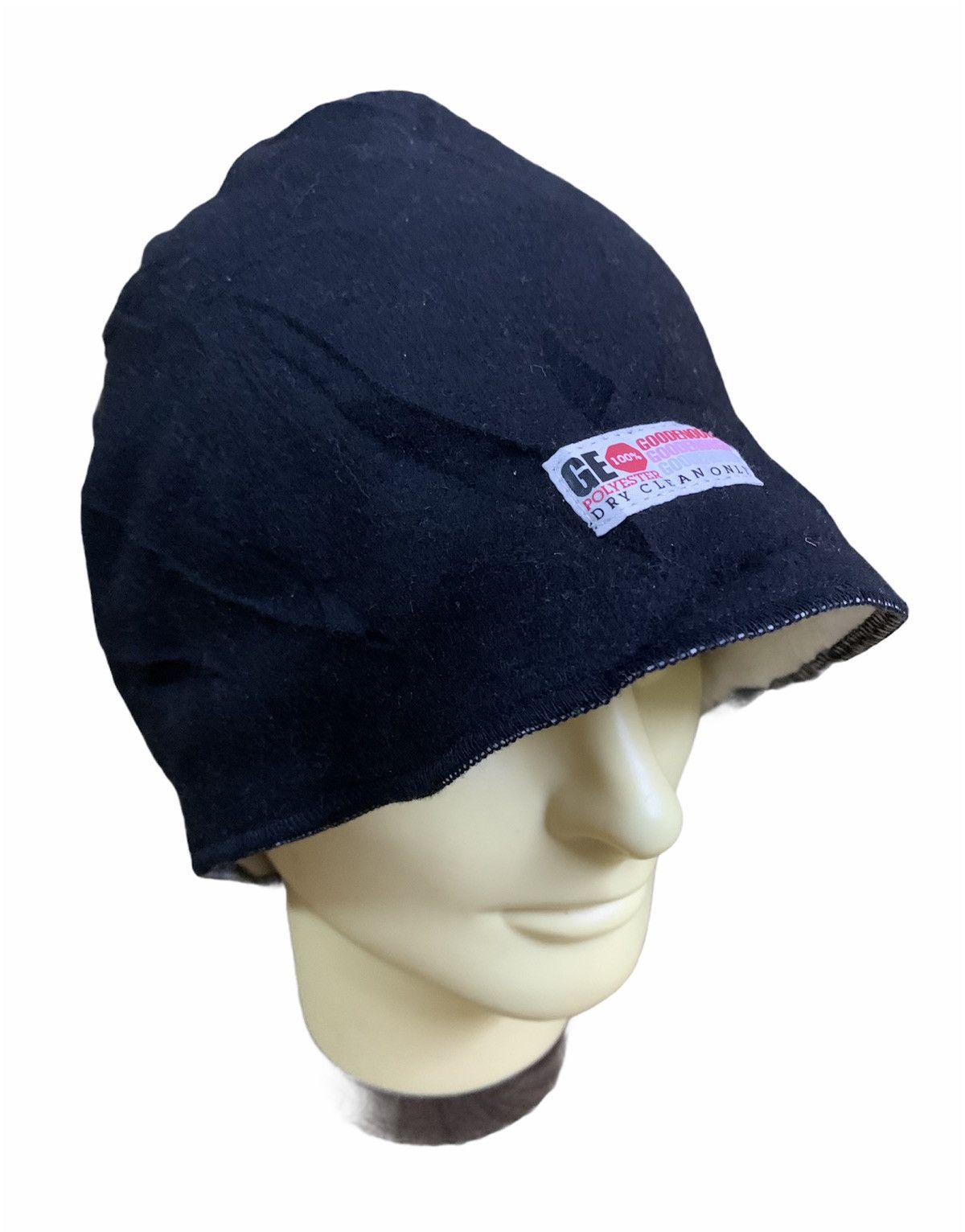 Vintage Japanese GoodEnough Beanie Black Hat
