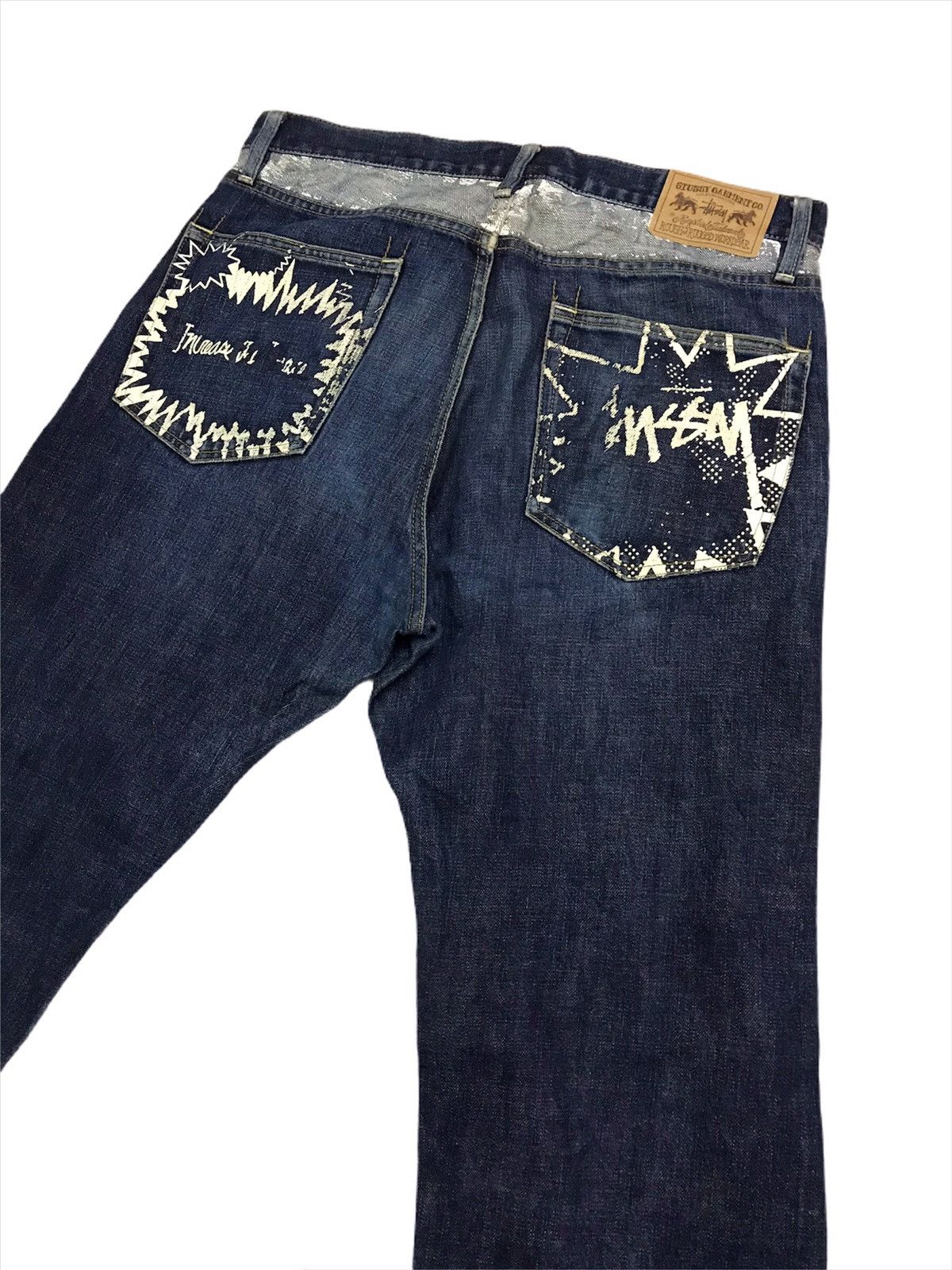 Stussy Vintage Stussy Japan Rough And Rugged Denim Distressed Size US 34 / EU 50 - 2 Thumbnail