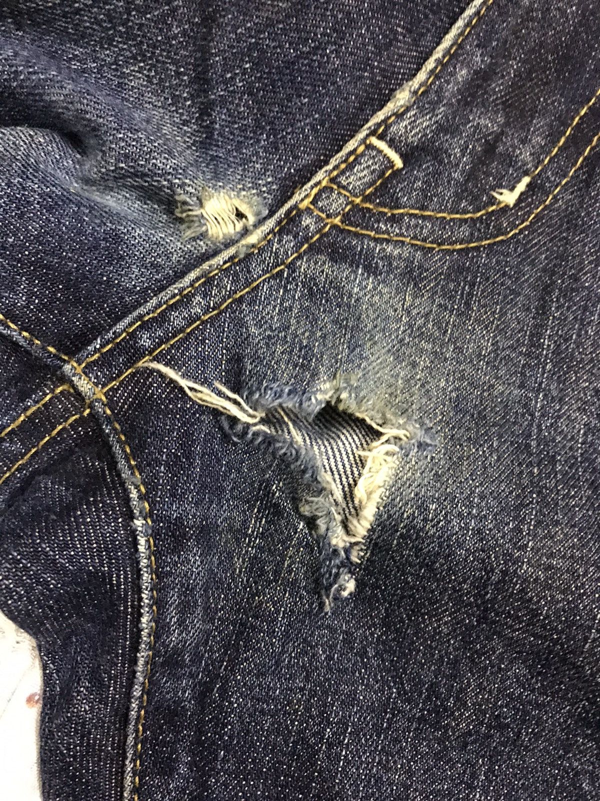 Stussy Vintage Stussy Japan Rough And Rugged Denim Distressed Size US 34 / EU 50 - 17 Thumbnail