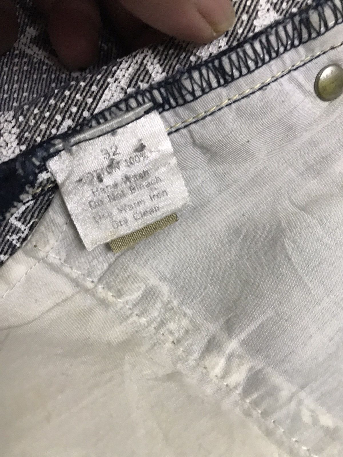 Stussy Vintage Stussy Japan Rough And Rugged Denim Distressed Size US 34 / EU 50 - 15 Thumbnail