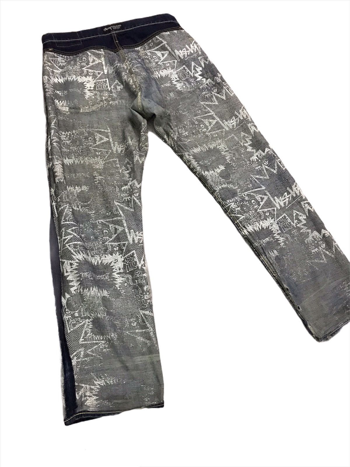 Stussy Vintage Stussy Japan Rough And Rugged Denim Distressed Size US 34 / EU 50 - 11 Thumbnail