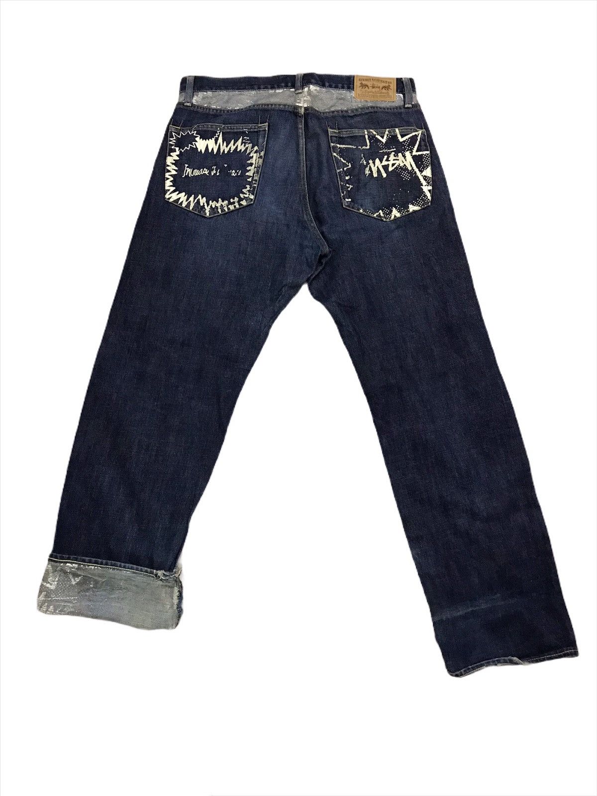 Stussy Vintage Stussy Japan Rough And Rugged Denim Distressed Size US 34 / EU 50 - 6 Thumbnail