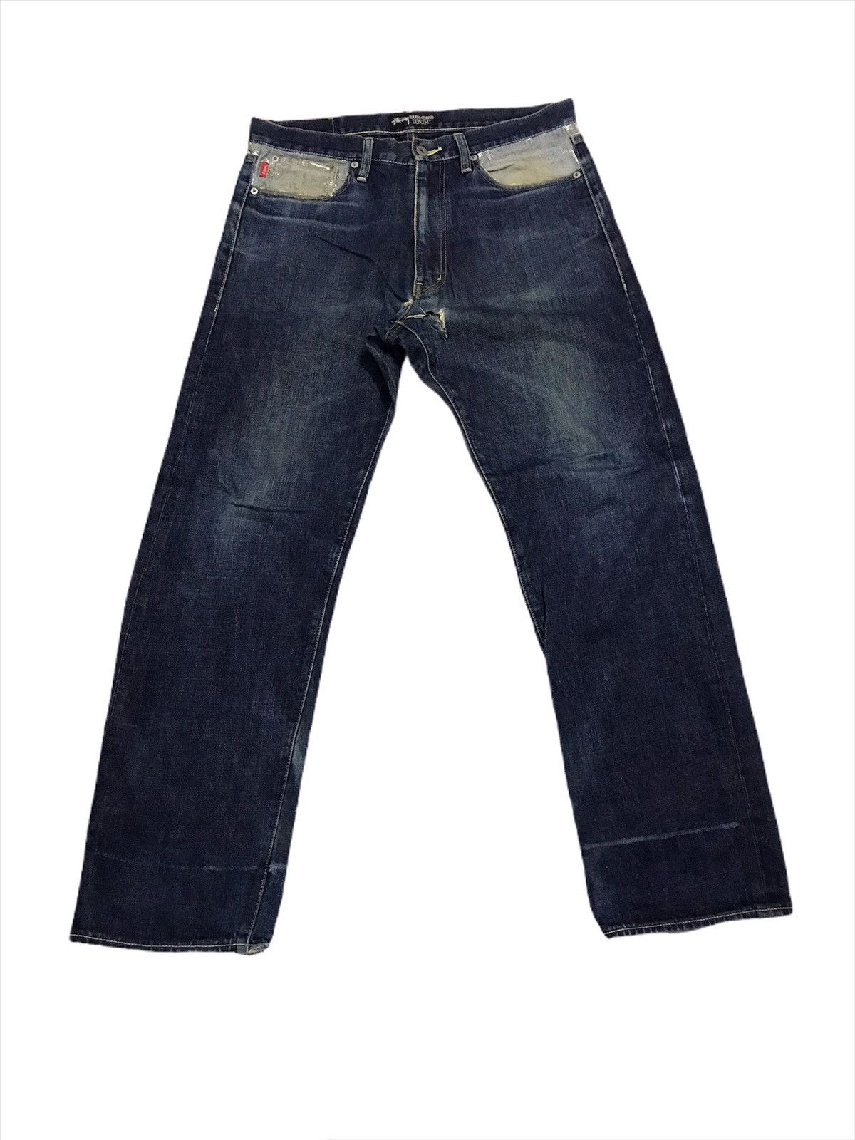 Stussy Vintage Stussy Japan Rough And Rugged Denim Distressed Size US 34 / EU 50 - 3 Thumbnail