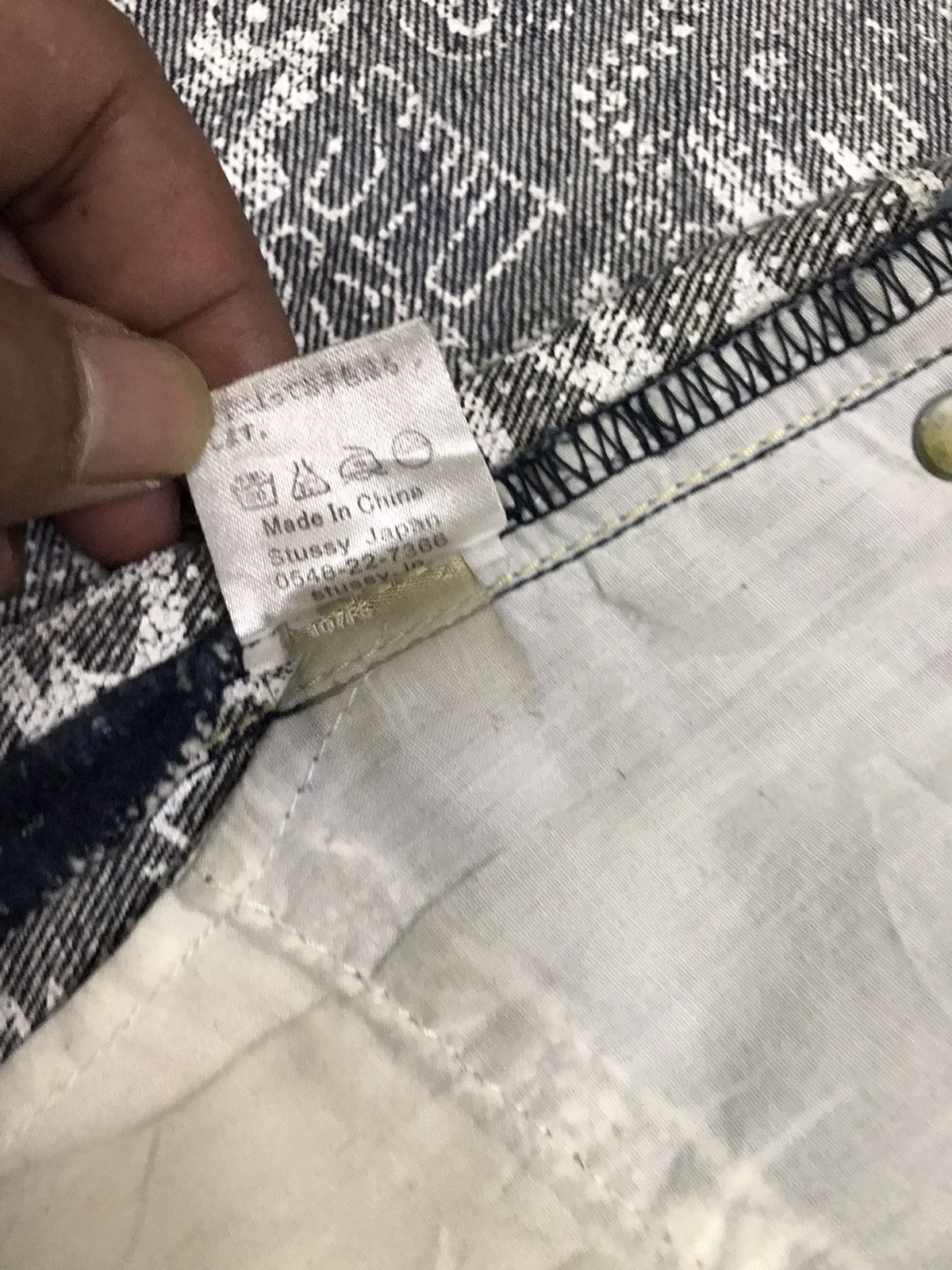Stussy Vintage Stussy Japan Rough And Rugged Denim Distressed Size US 34 / EU 50 - 16 Thumbnail