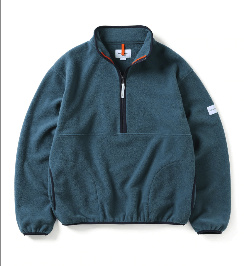 thisisneverthat Thisisneverthat Fleece Half Zip Pullover Blue Green • S Size US S / EU 44-46 / 1 - 1 Thumbnail