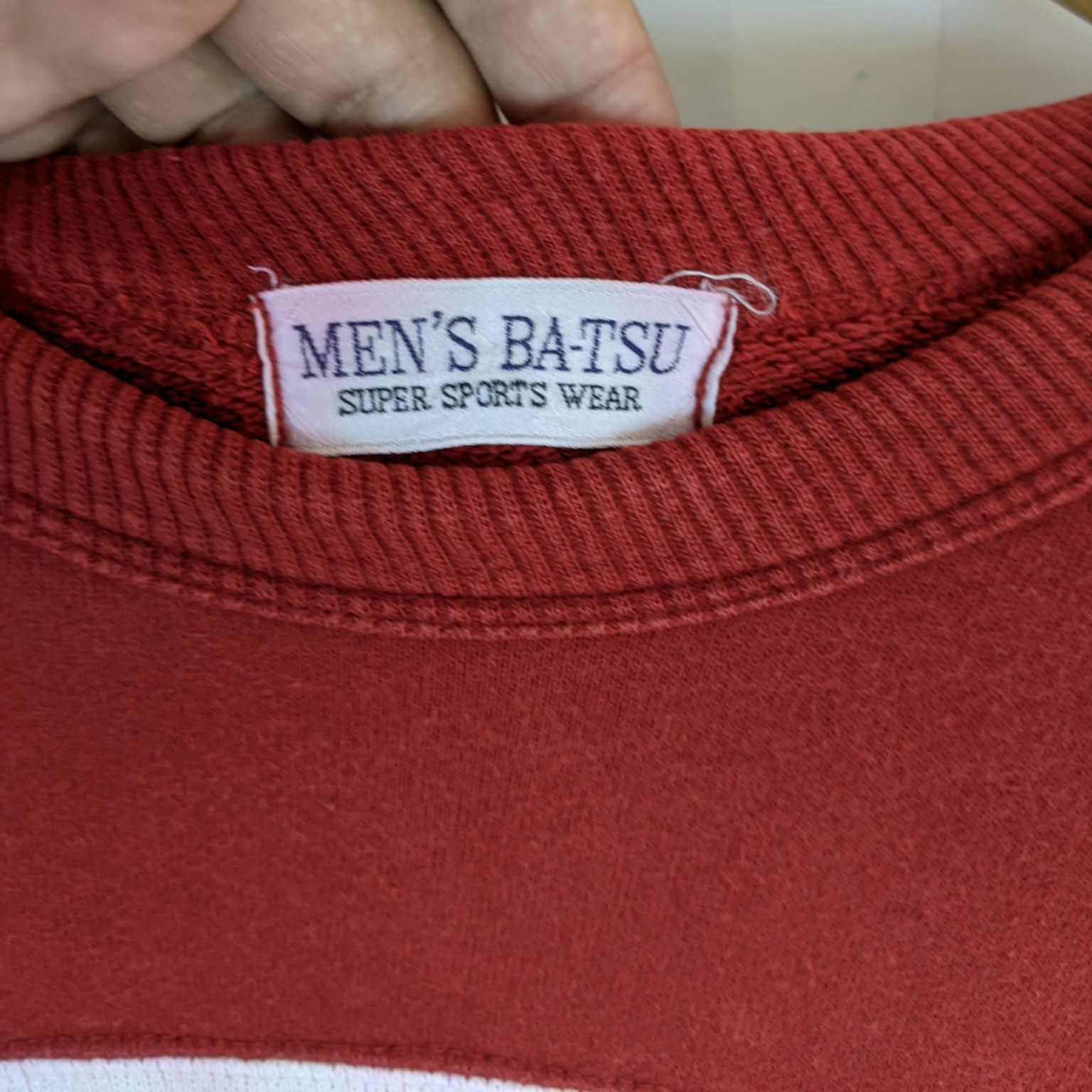 Japanese Brand Japan Vintage MEN'S BATSU Retro Jumper Sweatshirt Size US M / EU 48-50 / 2 - 9 Thumbnail