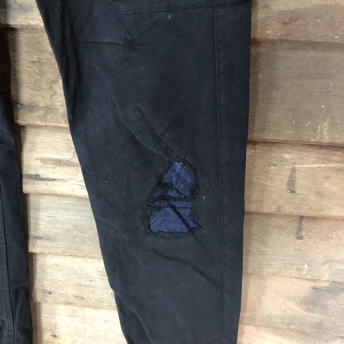 Armani Exchange Armani Exchange Dark blue distressed Cargo Pants #6936 Size US 31 - 10 Thumbnail