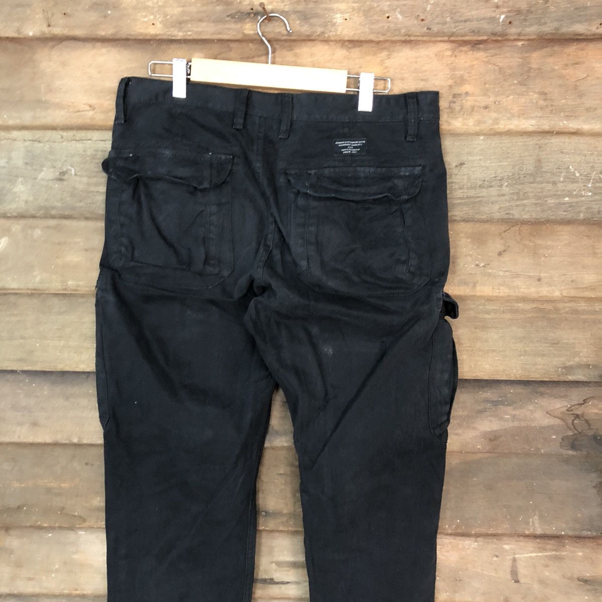 Armani Exchange Armani Exchange Dark blue distressed Cargo Pants #6936 Size US 31 - 12 Thumbnail