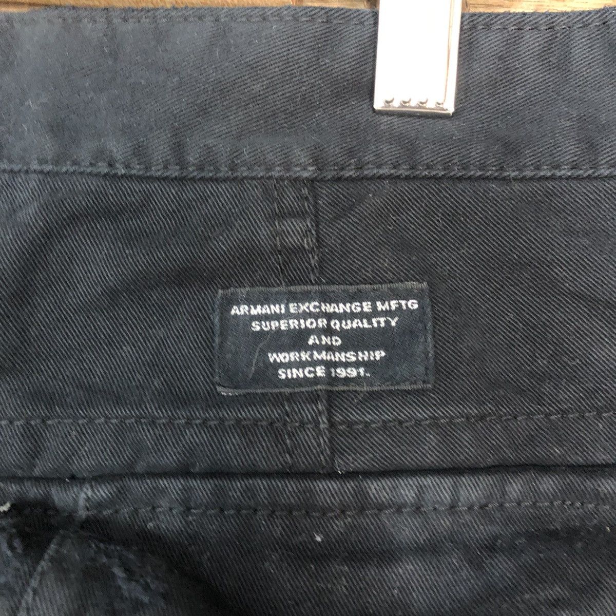 Armani Exchange Armani Exchange Dark blue distressed Cargo Pants #6936 Size US 31 - 16 Thumbnail