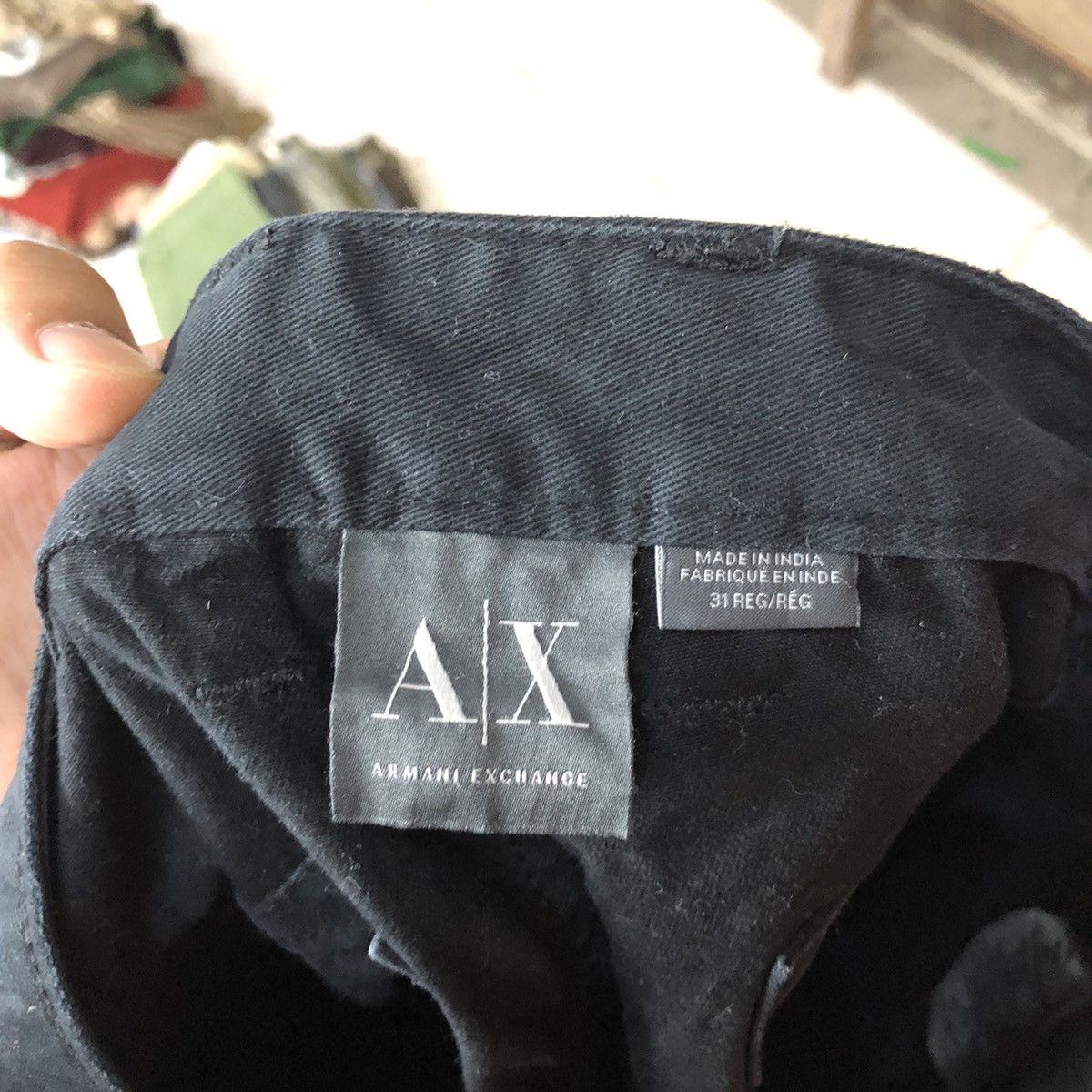 Armani Exchange Armani Exchange Dark blue distressed Cargo Pants #6936 Size US 31 - 17 Thumbnail