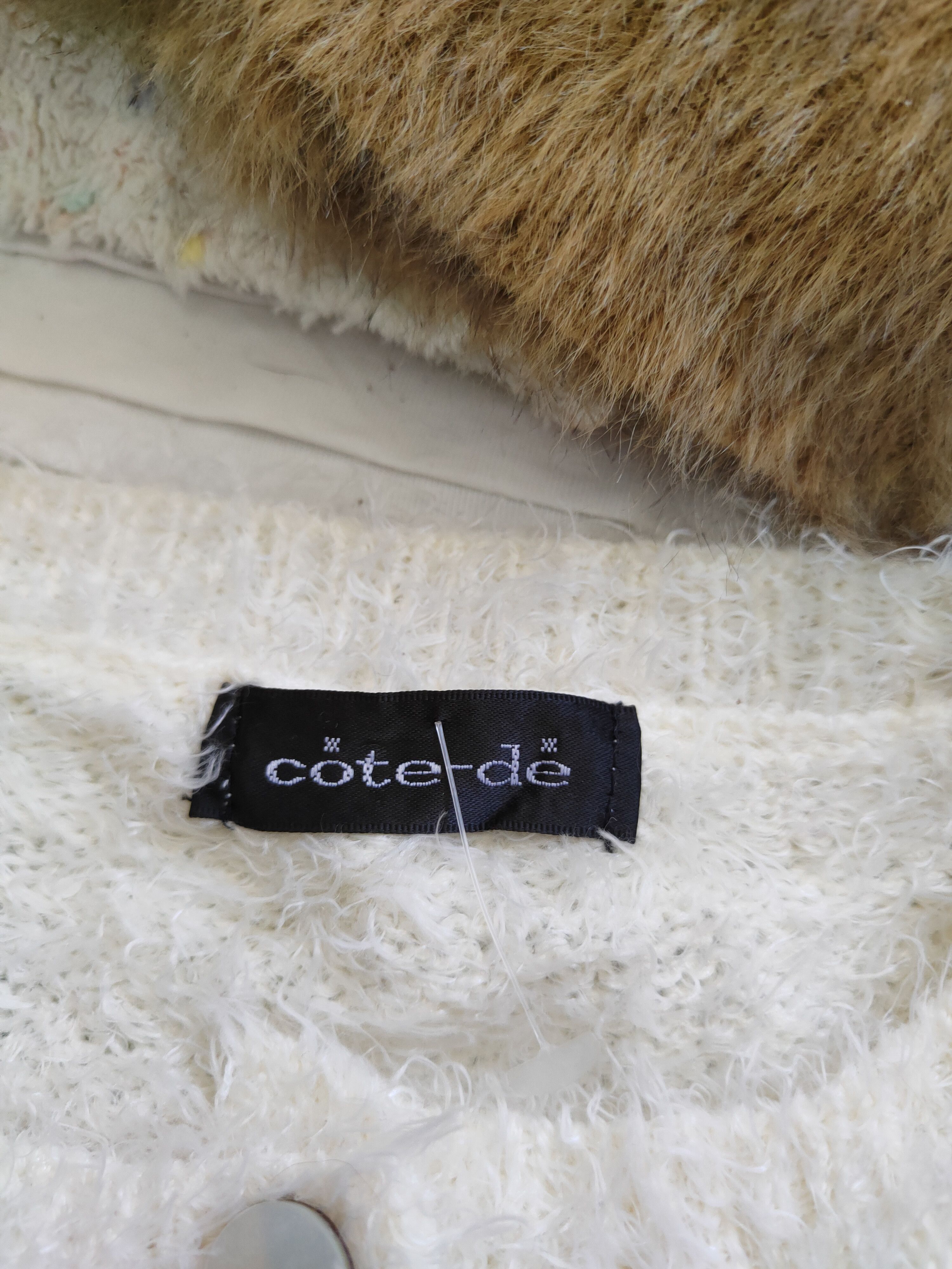 Designer × Homespun Knitwear × Japanese Brand Cote-de Cream Shag Shaggy Fur Mohair Knitwear #S408 Size S / US 4 / IT 40 - 10 Thumbnail