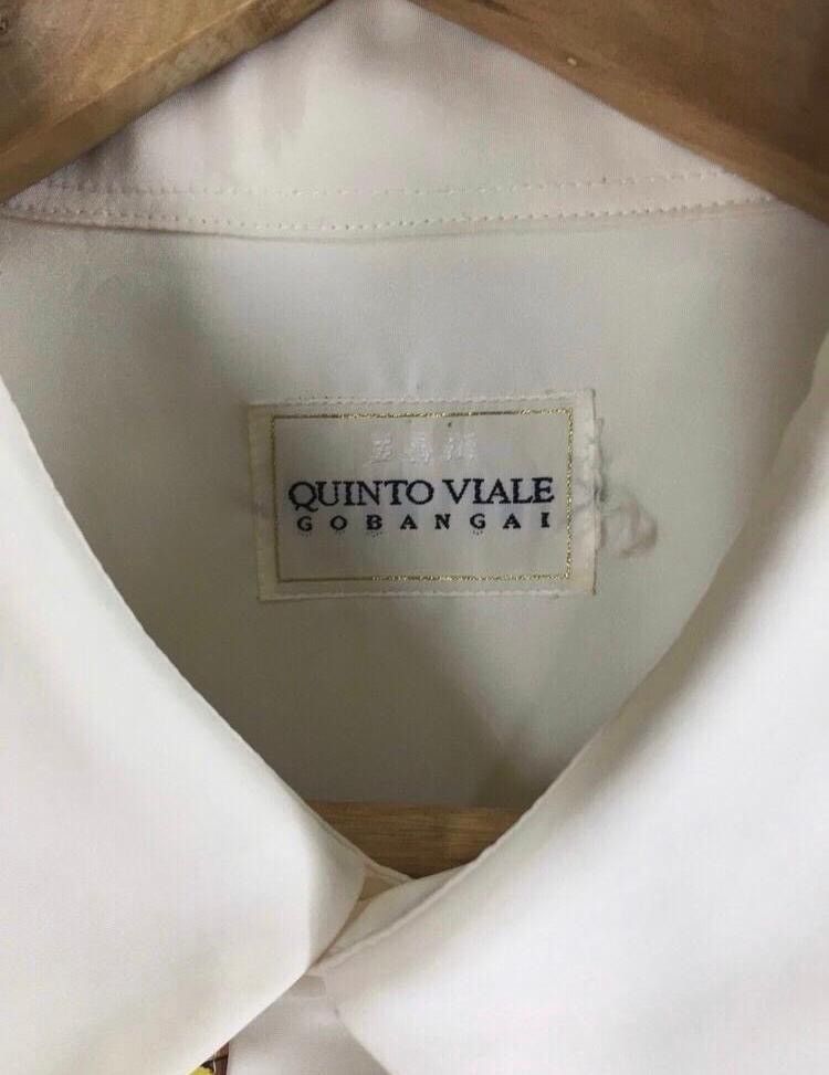 Japanese Brand × SikSilk × Vintage Vintage Japanese Oversized Quinto Viale Silk Button Shirt Size US XL / EU 56 / 4 - 5 Thumbnail