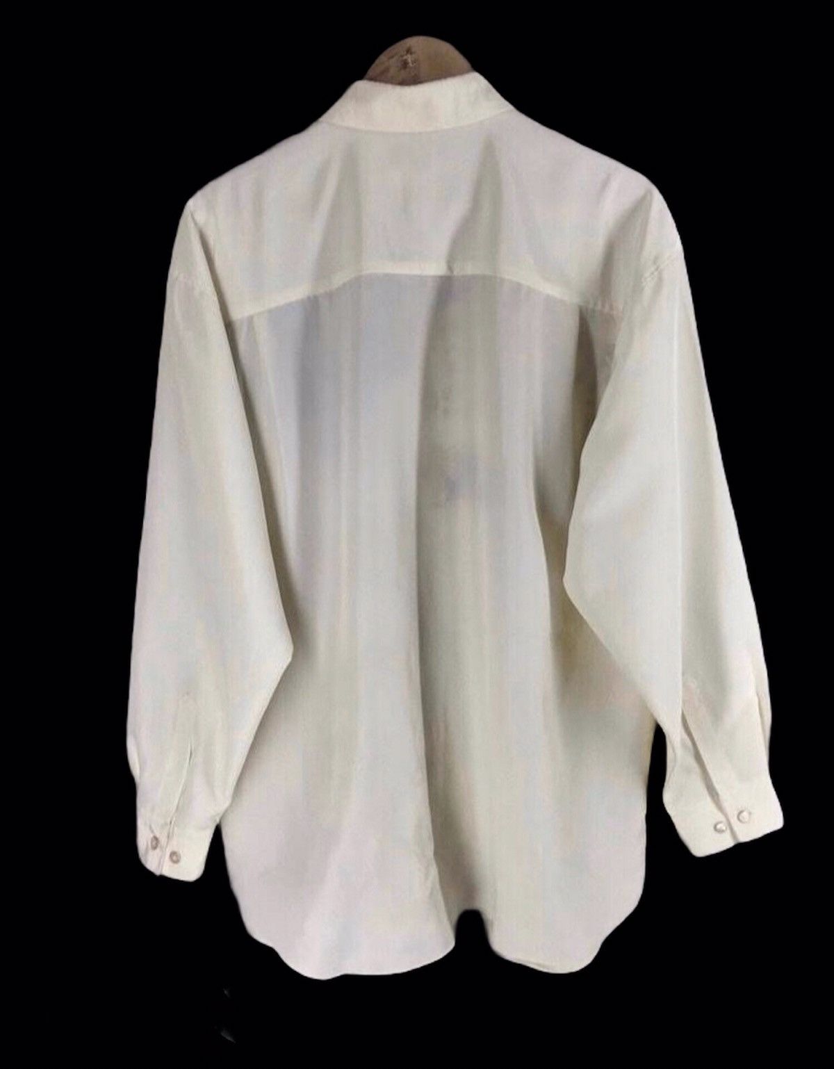 Japanese Brand × SikSilk × Vintage Vintage Japanese Oversized Quinto Viale Silk Button Shirt Size US XL / EU 56 / 4 - 2 Thumbnail