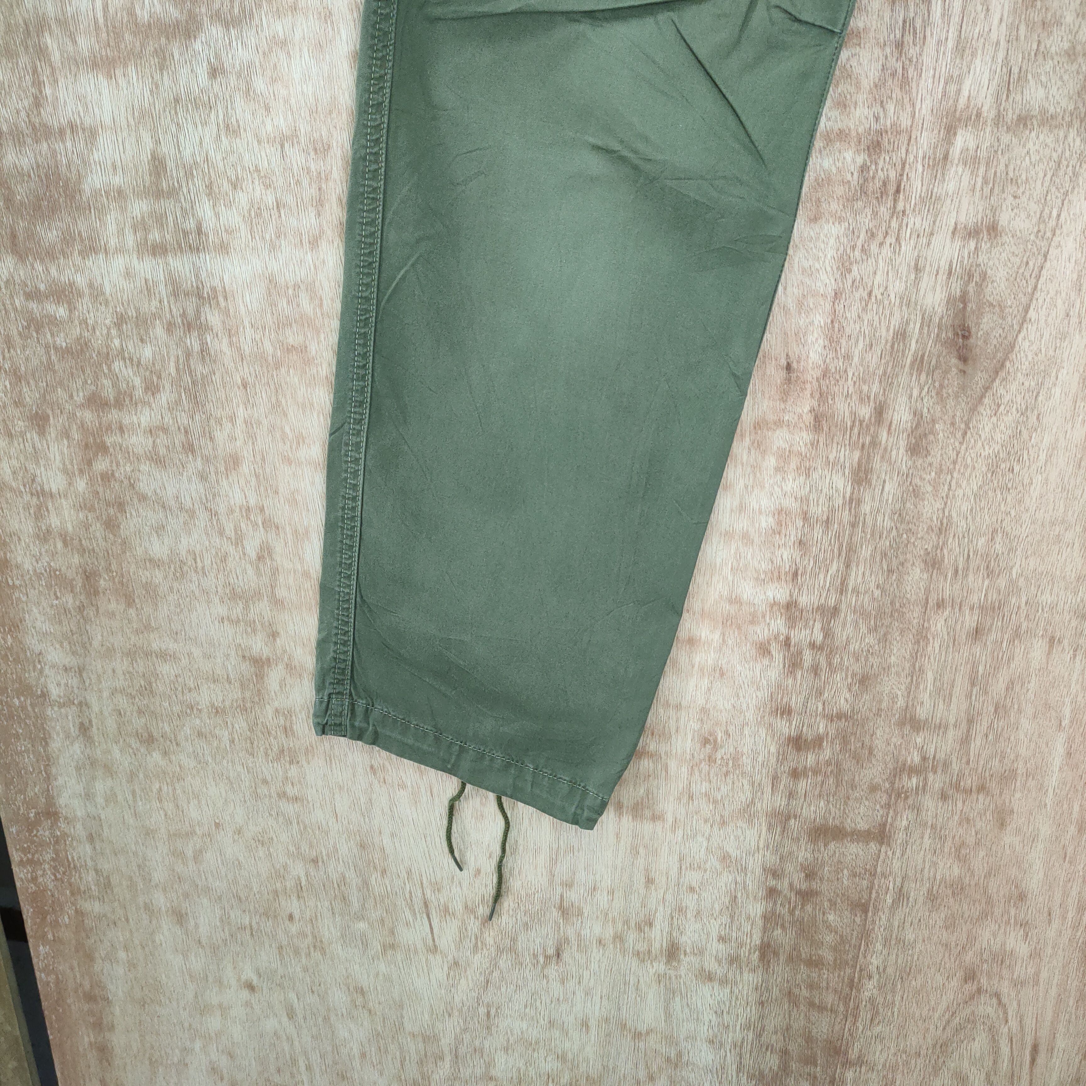 Japanese Brand LARRURE GREEN CARGO PANTS Size US 26 / EU 42 - 16 Thumbnail