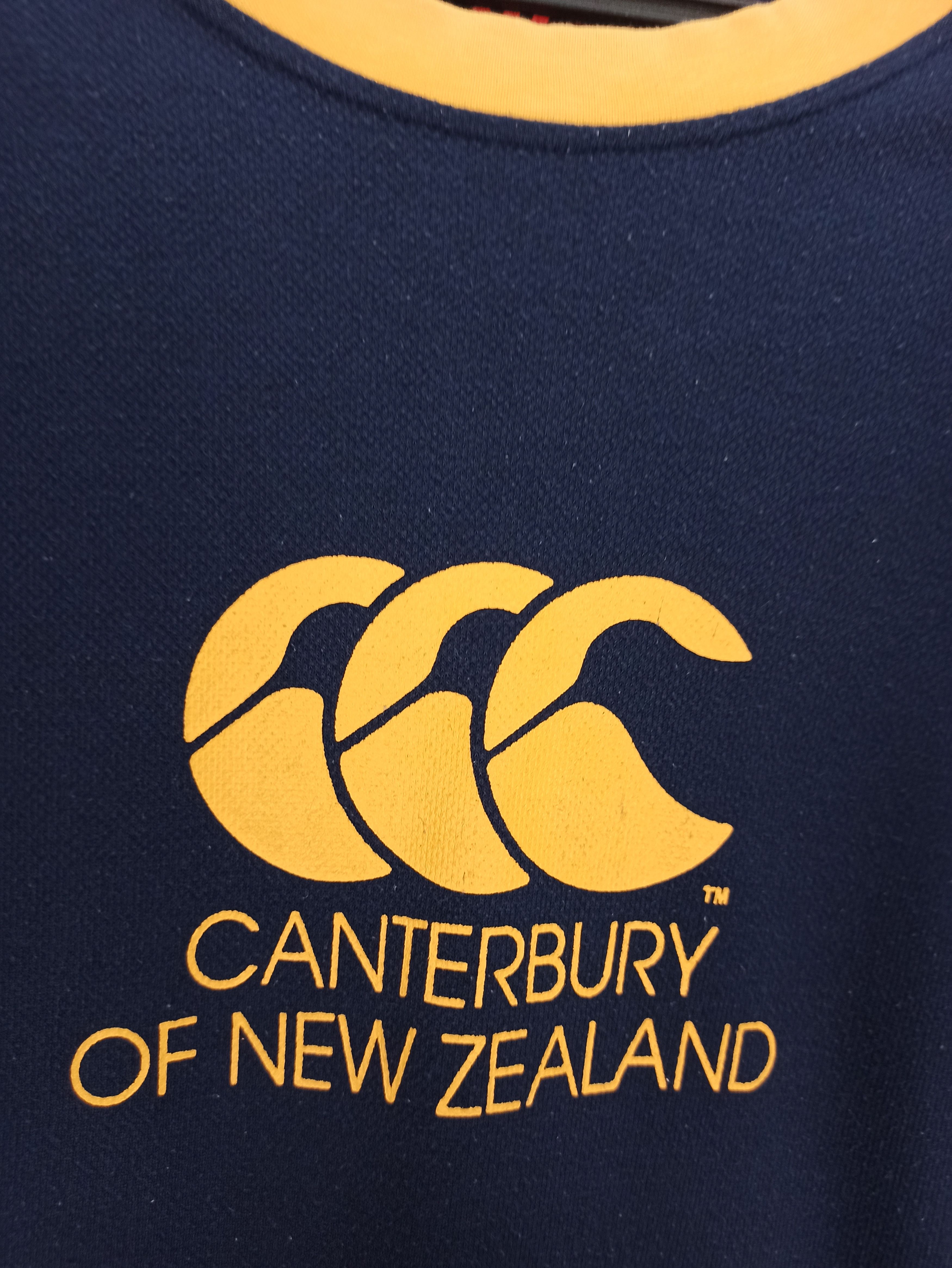 All Blacks Vintage Canterbury Of New Zealand T-shirt Made in Japan Size US M / EU 48-50 / 2 - 2 Thumbnail
