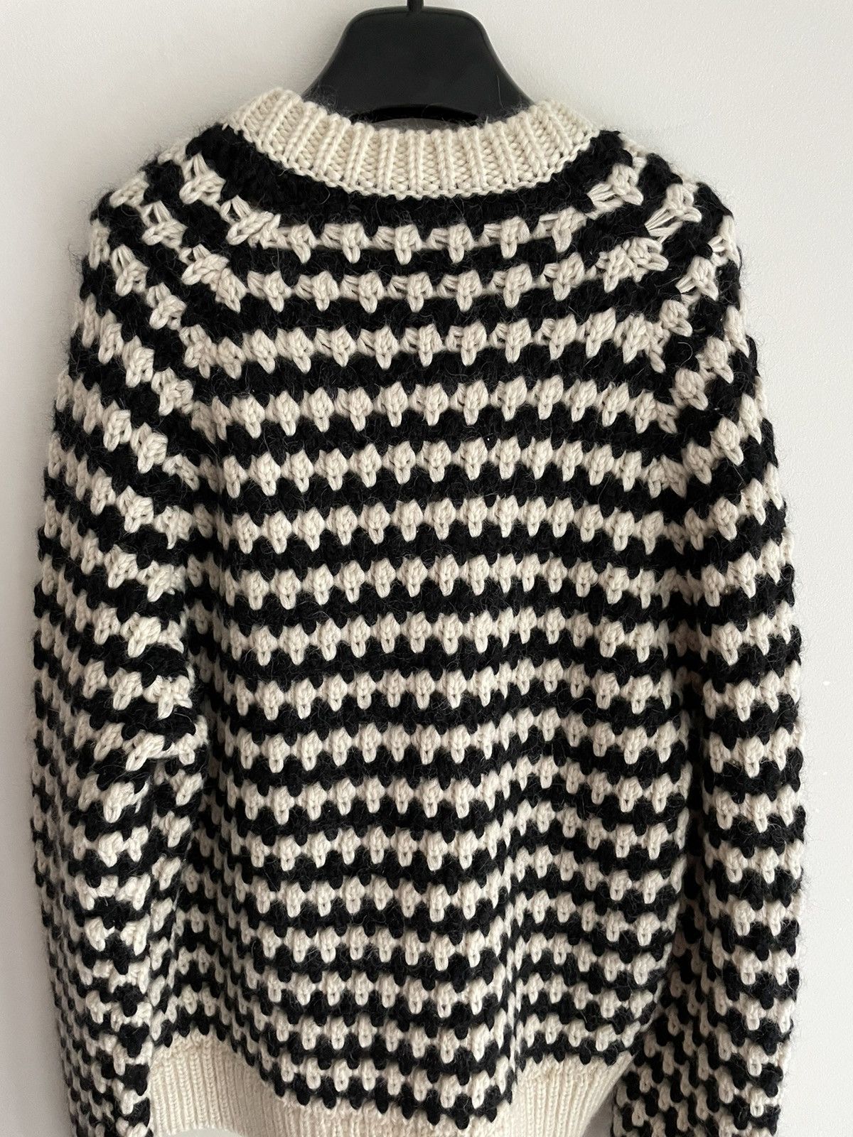 Saint Laurent Paris Sold Out Rare Geometric Runway Graphic Sweater Brand New Size US XL / EU 56 / 4 - 2 Thumbnail