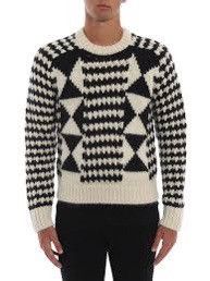 Saint Laurent Paris Sold Out Rare Geometric Runway Graphic Sweater Brand New Size US XL / EU 56 / 4 - 13 Thumbnail