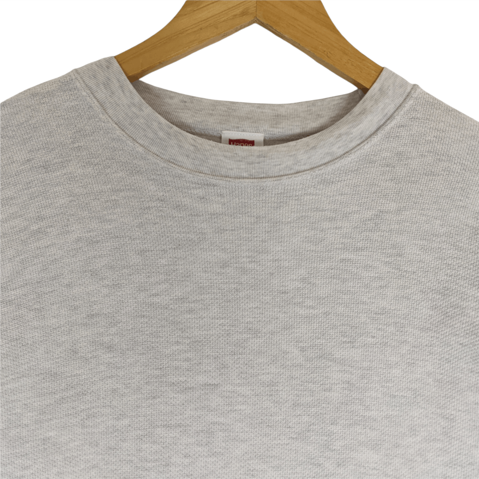 Hanes × Vintage Vintage 90's HANES Plain Jumper Pullover Sweatshirt Size US L / EU 52-54 / 3 - 4 Thumbnail