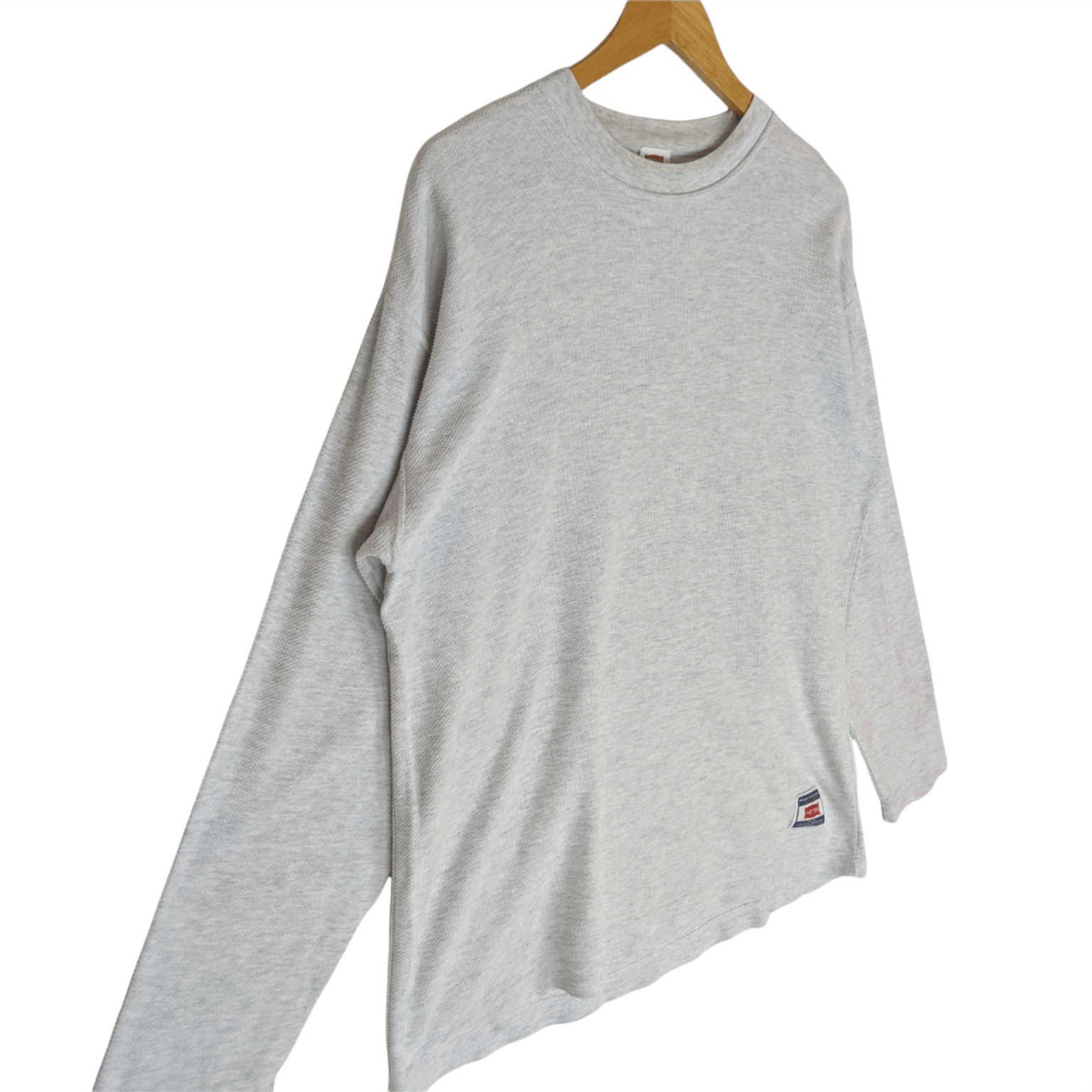 Hanes × Vintage Vintage 90's HANES Plain Jumper Pullover Sweatshirt Size US L / EU 52-54 / 3 - 3 Thumbnail