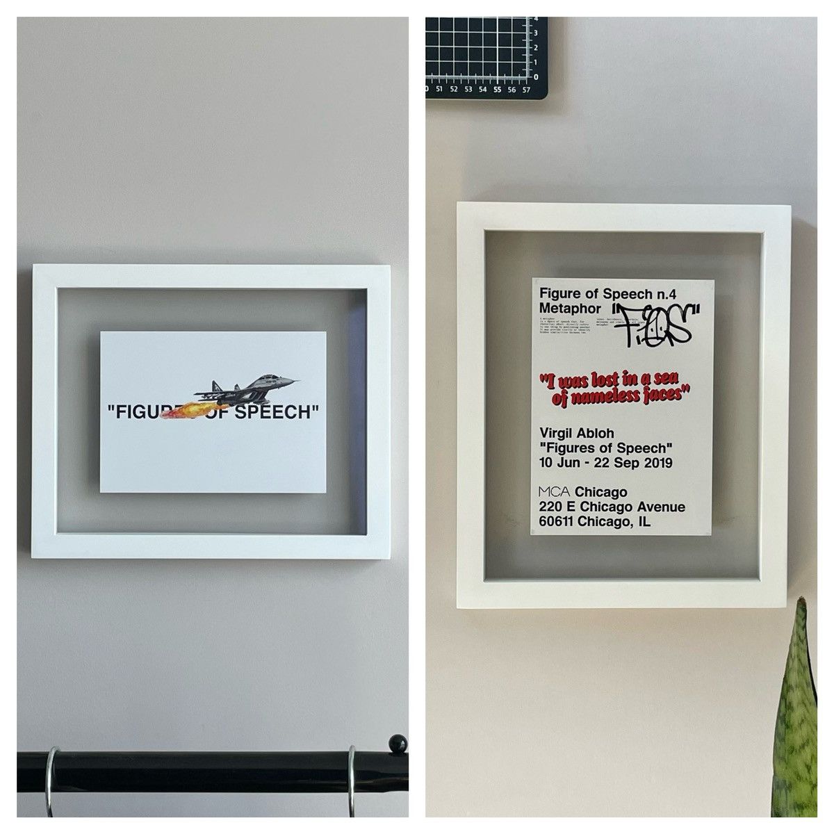image of Set Of 2 - Virgil Abloh Jet & Metaphor Posters in White, Men's