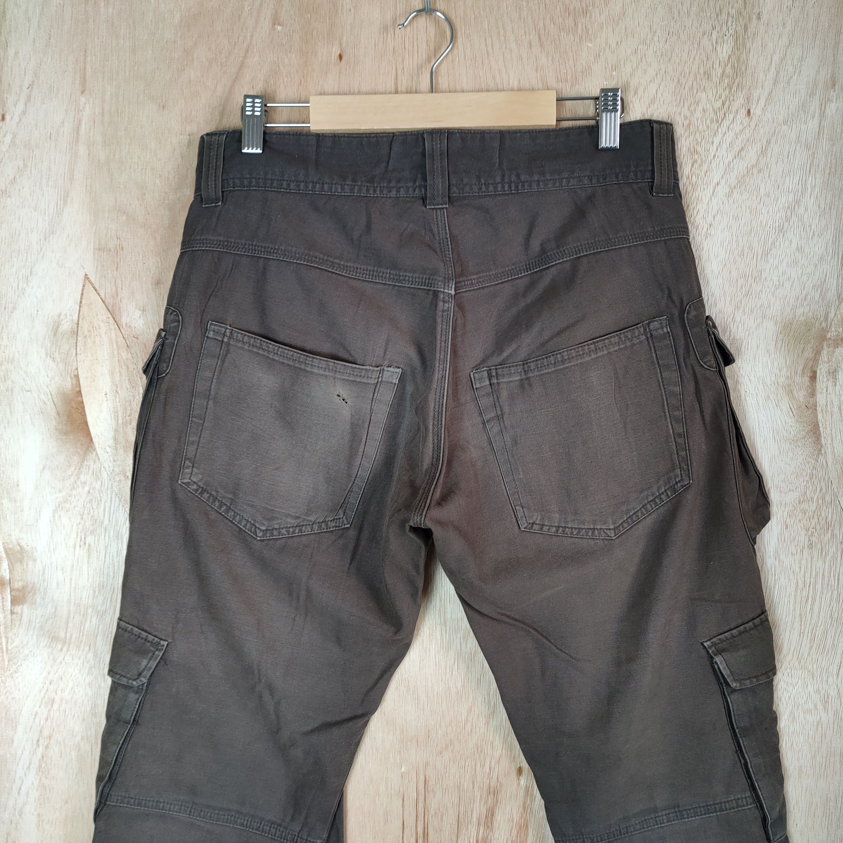 Japanese Brand × Vintage VINTAGE JAPANESE FADED BROWN CARGO PANTS Size US 31 - 7 Thumbnail